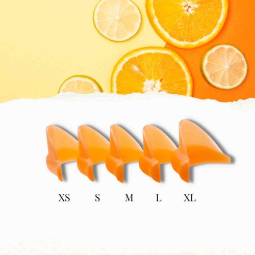 Orange Pads Größen