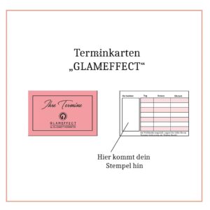 Terminkarten Glameffect