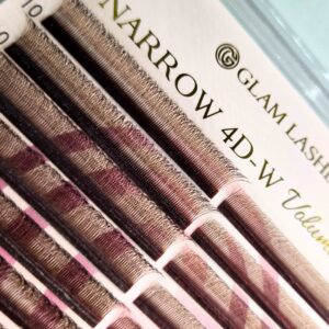4D W Lashes Narrow Dark Brown