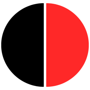 Schwarz Rot Eigenschaft Farbe